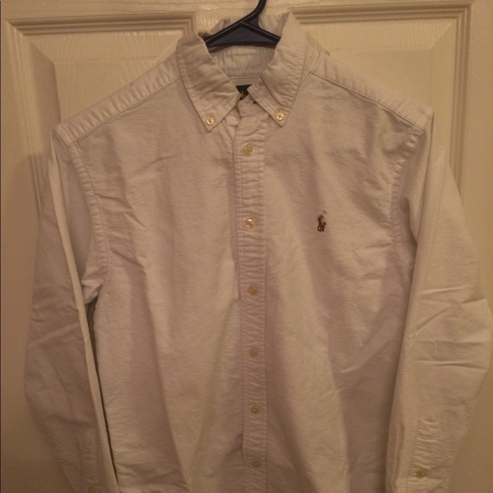 White Ralph Lauren button up